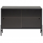 Northern - Hifive Glas Sideboard 75 Niedrig / Eiche schwarz