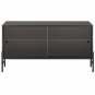 Northern - Hifive Glas Sideboard 100 Niedrig / Eiche schwarz