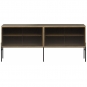 Northern - Hifive Glas Sideboard 150 Hoch / Eiche geräuchert