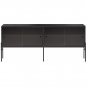 Northern - Hifive Glas Sideboard 150 Hoch / Eiche schwarz