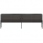 Northern - Hifive Glas Sideboard 200 Hoch / Eiche schwarz