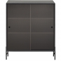 Northern - Hifive Glas Schrank 75 Niedrig / Eiche schwarz