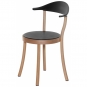 Plank - MONZA Bistro Stuhl Buche Natur | Schwarz