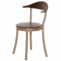 Plank - MONZA Bistro Stuhl Buche Natur | Terra Braun
