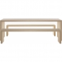 Plank - Bench Tisch 60 x 220 cm / Tischplatte bündig