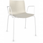 Arper - Catifa 46 0251 Armlehnstuhl einfarbig Elfenbein | Weiß