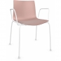 Arper - Catifa 46 0251 Armlehnstuhl einfarbig Rosé | Weiß