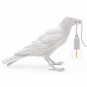 Seletti - Bird Waiting Tischleuchte White | Waiting