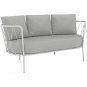Vermobil - Daisy Sofa 2-Sitzer DE630 Weiß | Pergamino (Sunset)