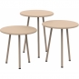 Vermobil - Daisy Couchtische (3er Set) DE151KIT Beige