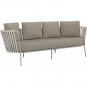 Vermobil - Daisy Rope Sofa 3-Sitzer DE73XI Lehm | Taupe | Taupe (Business)
