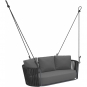 Vermobil - Daisy Rope Veranda-Schaukel 2-Sitzer DE501XI Antik-grau | Taupe | Anthrazit (Business)