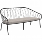 Vermobil - Flora Sofa FA630 Schwarz | Grey Mud Star (Avant-Garde)