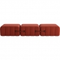 Ambivalenz - Curt Sofa Set 3 Rot (Dama 0058)