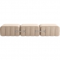 Ambivalenz - Curt Sofa Set 3 Beige / Grau (Dama 0029)