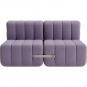 Ambivalenz - Curt Sofa Set 4 Flieder (Dama 0039)
