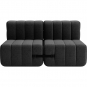 Ambivalenz - Curt Sofa Set 4 Dunkelgrau (Dama 0004)