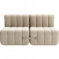 Ambivalenz - Curt Sofa Set 4 Grau/Beige (Jet 9110)