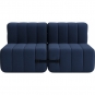 Ambivalenz - Curt Sofa Set 4 Dunkelblau (Jet 6098)
