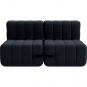 Ambivalenz - Curt Sofa Set 4 Dunkelgrau (Jet 9806)