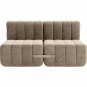 Ambivalenz - Curt Sofa Set 4 Grau / Braun (Barcelona Vole V3347/15)
