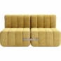 Ambivalenz - Curt Sofa Set 4 Gelb (Barcelona Cornhusk V3347/50)