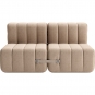 Ambivalenz - Curt Sofa Set 4 Beige / Grau (Dama 0029)