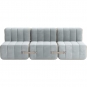 Ambivalenz - Curt Sofa Set 6 Hellblau (Barcelona River V3347/33)