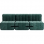 Ambivalenz - Curt Sofa Set 6 Serpentine Grün (Barcelona V3347/39)