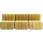 Ambivalenz - Curt Sofa Set 6 Gelb (Barcelona Cornhusk V3347/50)