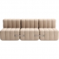 Ambivalenz - Curt Sofa Set 6 Beige / Grau (Dama 0029)