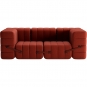 Ambivalenz - Curt Sofa Set 7 Rot (Dama 0058)