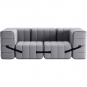 Ambivalenz - Curt Sofa Set 7 Grau (Jet 9803)