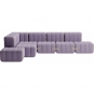 Ambivalenz - Curt Sofa Set 12 Flieder (Dama 0039)