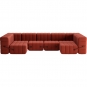 Ambivalenz - Curt Sofa Set 15 Rot (Dama 0058)