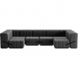 Ambivalenz - Curt Sofa Set 15 Dunkelgrau (Dama 0004)