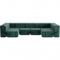 Ambivalenz - Curt Sofa Set 15 Serpentine Grün (Barcelona V3347/39)