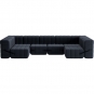 Ambivalenz - Curt Sofa Set 15 Dunkelgrau (Jet 9806)