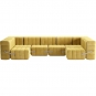 Ambivalenz - Curt Sofa Set 15 Gelb (Barcelona Cornhusk V3347/50)