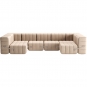 Ambivalenz - Curt Sofa Set 15 Beige / Grau (Dama 0029)