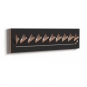 Ambivalenz - Fläpps Garderobe Crownhäng 80x20 cm | Schwarz