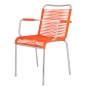 Fiam - Mya Spaghetti Stapelsessel PVC-Band: Orange