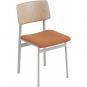 Muuto - Loft Polsterstuhl Grau/Eiche