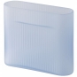 Muuto - Ridge Vase Höhe 16,5 | Light Blue Frosted Glass