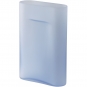 Muuto - Ridge Vase Höhe 35 | Light Blue Frosted Glass