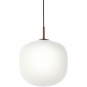 Muuto - Rime Pendelleuchte Ø37 cm Tiefrot