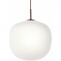 Muuto - Rime Pendelleuchte Ø45 cm Tiefrot