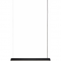 Muuto - Linear Pendelleuchte Schwarz (L.87 cm)
