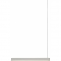 Muuto - Linear Pendelleuchte Grau (L.87 cm)