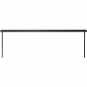 Muuto - Linear montierte Tischleuchte 209 cm Schwarz